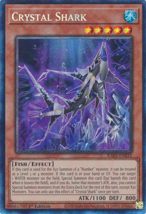 Crystal Shark (CR) [RA03-EN031] Prismatic Collector's Rare | Good Games Morley