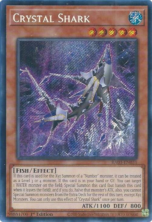 Crystal Shark (Secret Rare) [RA03-EN031] Secret Rare | Good Games Morley