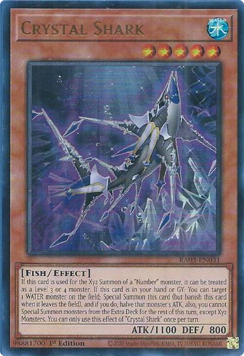 Crystal Shark (UR) [RA03-EN031] Ultra Rare | Good Games Morley