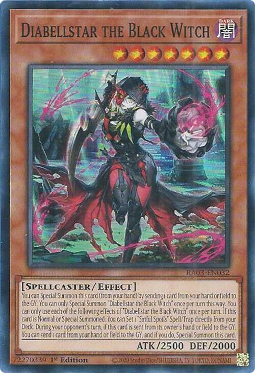 Diabellstar the Black Witch [RA03-EN032] Super Rare | Good Games Morley