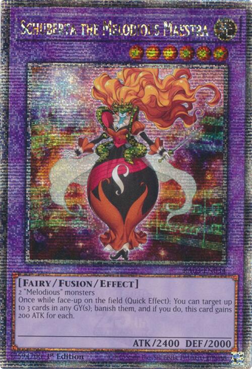 Schuberta the Melodious Maestra (Quarter Century Secret Rare) [RA03-EN034] Quarter Century Secret Rare | Good Games Morley