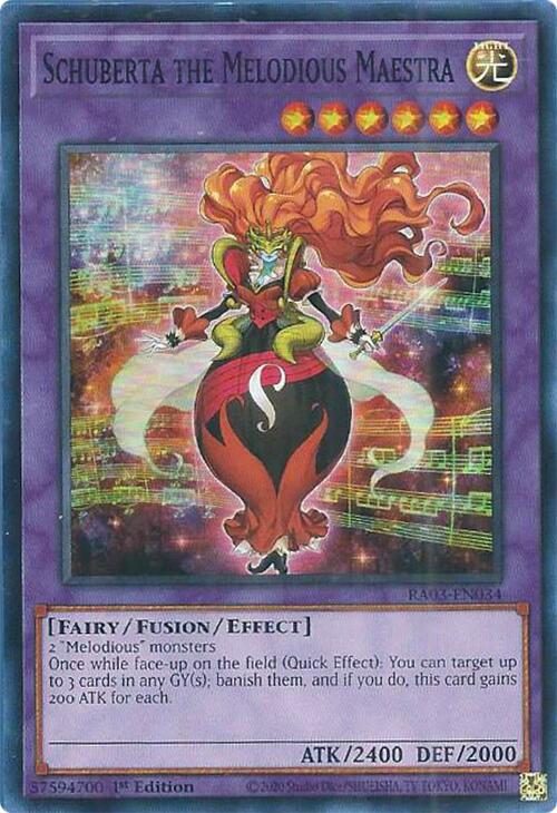 Schuberta the Melodious Maestra [RA03-EN034] Super Rare | Good Games Morley