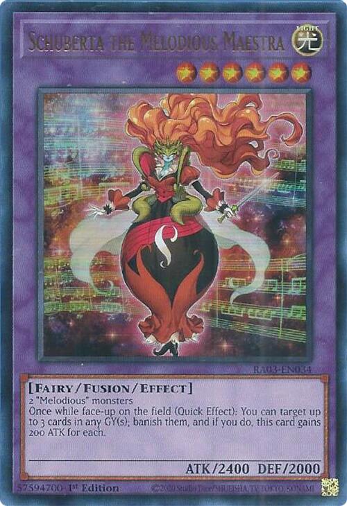 Schuberta the Melodious Maestra (UR) [RA03-EN034] Ultra Rare | Good Games Morley