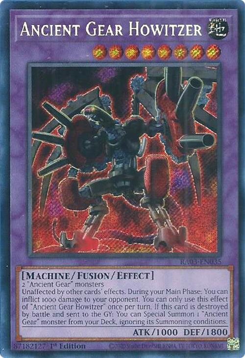 Ancient Gear Howitzer (Secret Rare) [RA03-EN035] Secret Rare | Good Games Morley
