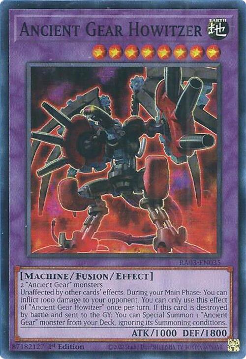 Ancient Gear Howitzer [RA03-EN035] Super Rare | Good Games Morley