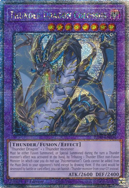 Thunder Dragon Colossus (Quarter Century Secret Rare) [RA03-EN036] Quarter Century Secret Rare | Good Games Morley