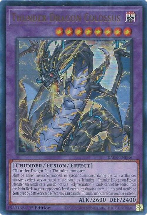 Thunder Dragon Colossus (UR) [RA03-EN036] Ultra Rare | Good Games Morley
