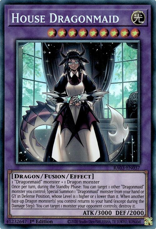 House Dragonmaid (CR) [RA03-EN037] Prismatic Collector's Rare | Good Games Morley