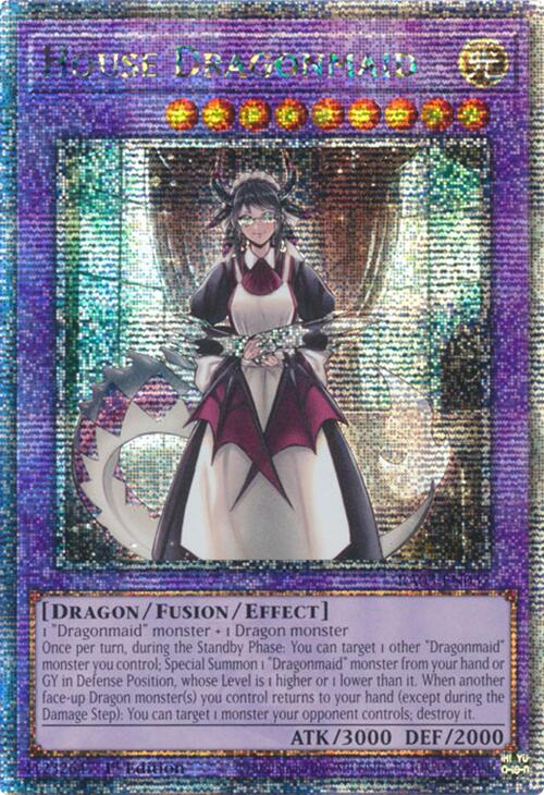House Dragonmaid (Quarter Century Secret Rare) [RA03-EN037] Quarter Century Secret Rare | Good Games Morley
