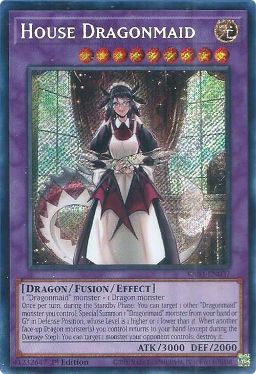 House Dragonmaid (Secret Rare) [RA03-EN037] Secret Rare | Good Games Morley