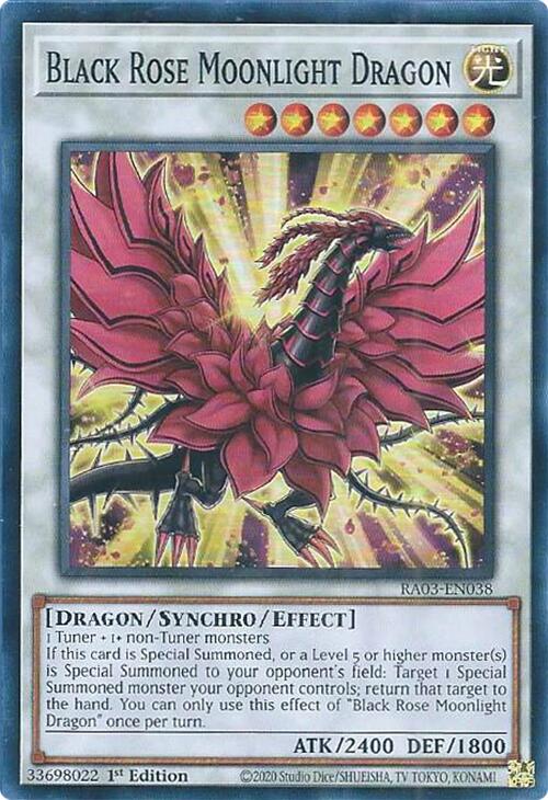 Black Rose Moonlight Dragon [RA03-EN038] Super Rare | Good Games Morley