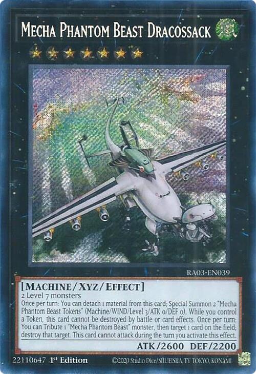 Mecha Phantom Beast Dracossack (Secret Rare) [RA03-EN039] Secret Rare | Good Games Morley