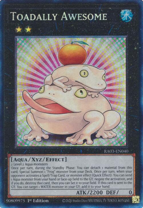 Toadally Awesome (CR) [RA03-EN040] Prismatic Collector's Rare | Good Games Morley