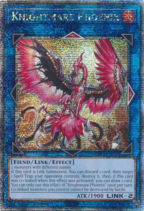 Knightmare Phoenix (Quarter Century Secret Rare) [RA03-EN042] Quarter Century Secret Rare | Good Games Morley