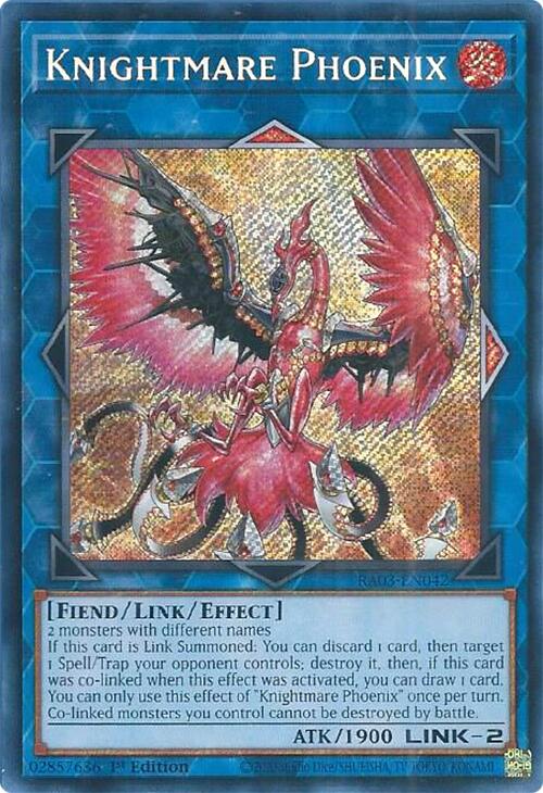 Knightmare Phoenix (Secret Rare) [RA03-EN042] Secret Rare | Good Games Morley