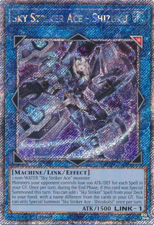 Sky Striker Ace - Shizuku (Platinum Secret Rare) [RA03-EN043] Platinum Secret Rare | Good Games Morley