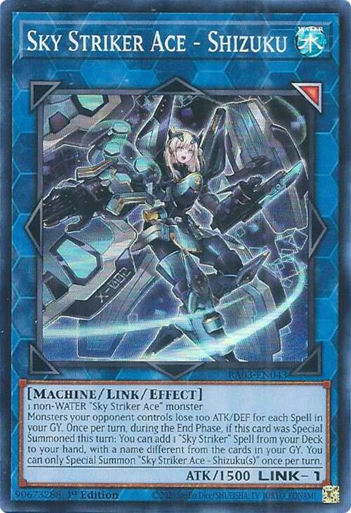 Sky Striker Ace - Shizuku [RA03-EN043] Super Rare | Good Games Morley