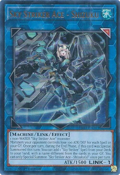 Sky Striker Ace - Shizuku (UR) [RA03-EN043] Ultra Rare | Good Games Morley
