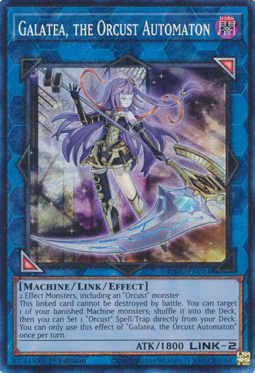 Galatea, the Orcust Automaton (CR) [RA03-EN044] Prismatic Collector's Rare | Good Games Morley