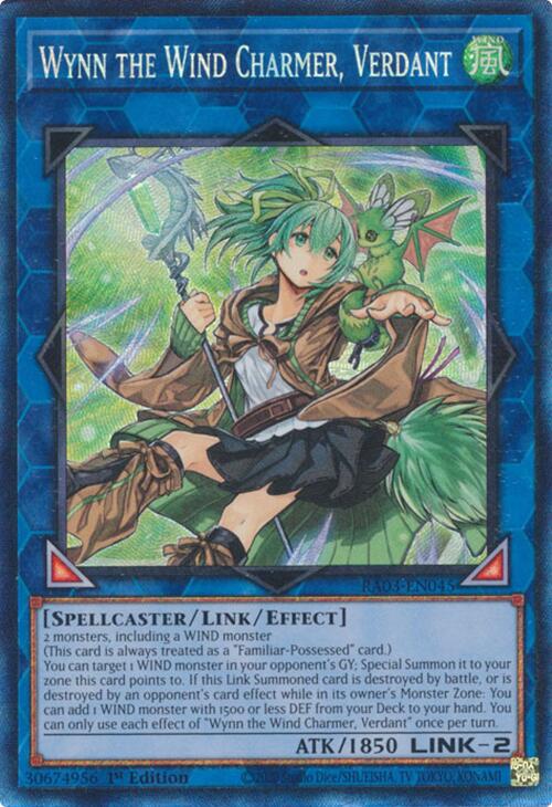 Wynn the Wind Charmer, Verdant (CR) [RA03-EN045] Prismatic Collector's Rare | Good Games Morley