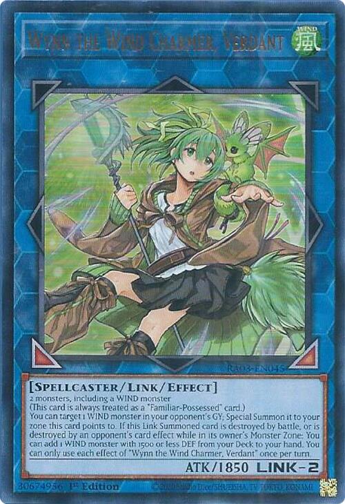 Wynn the Wind Charmer, Verdant (UR) [RA03-EN045] Ultra Rare | Good Games Morley