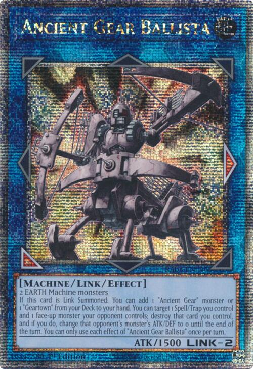 Ancient Gear Ballista (Quarter Century Secret Rare) [RA03-EN046] Quarter Century Secret Rare | Good Games Morley