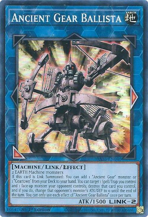 Ancient Gear Ballista [RA03-EN046] Super Rare | Good Games Morley