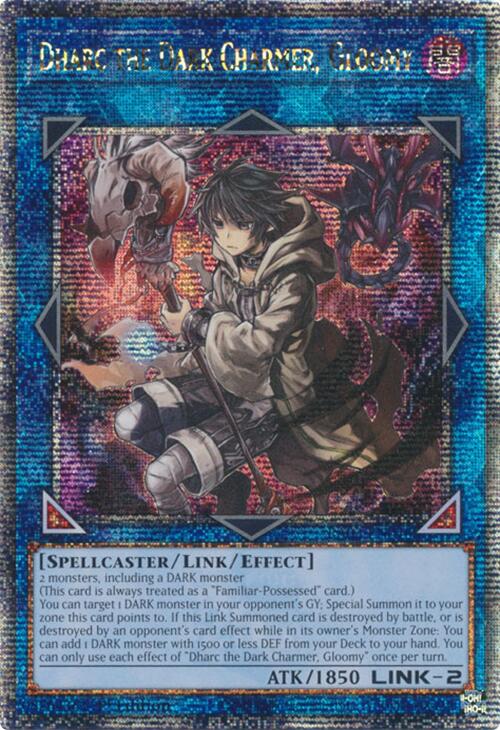 Dharc the Dark Charmer, Gloomy (Quarter Century Secret Rare) [RA03-EN048] Quarter Century Secret Rare | Good Games Morley