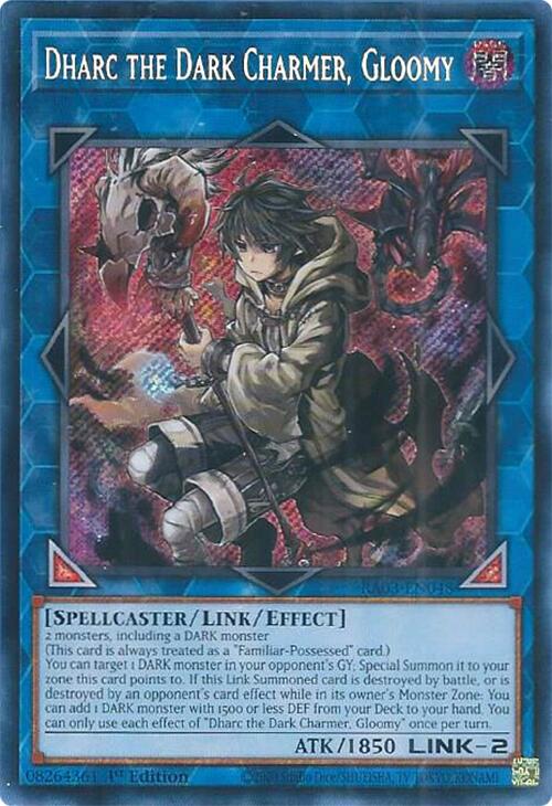 Dharc the Dark Charmer, Gloomy (Secret Rare) [RA03-EN048] Secret Rare | Good Games Morley