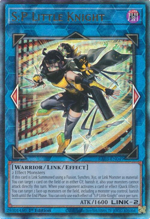 S:P Little Knight (UTR) [RA03-EN049] Prismatic Ultimate Rare | Good Games Morley