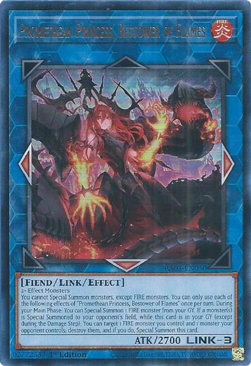 Promethean Princess, Bestower of Flames (UR) [RA03-EN050] Ultra Rare | Good Games Morley
