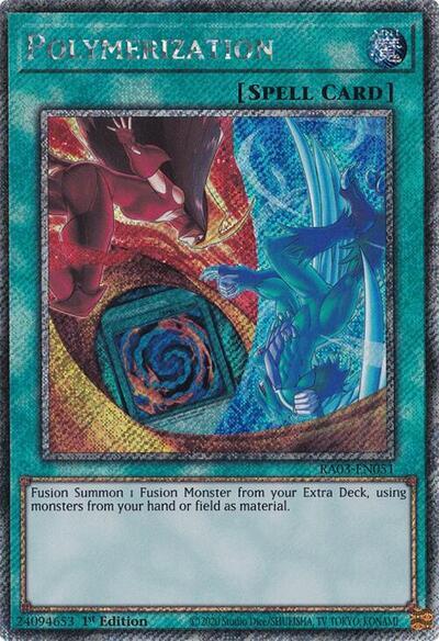 Polymerization (Platinum Secret Rare) [RA03-EN051] Platinum Secret Rare | Good Games Morley