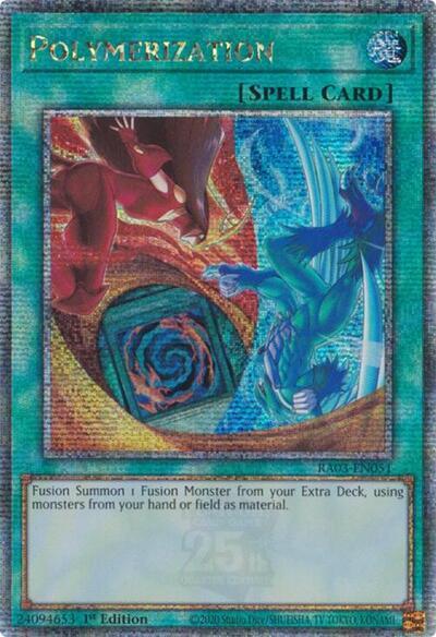 Polymerization (Quarter Century Secret Rare) [RA03-EN051] Quarter Century Secret Rare | Good Games Morley