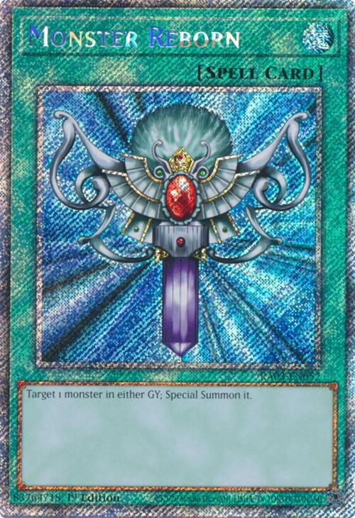 Monster Reborn (Platinum Secret Rare) [RA03-EN052] Platinum Secret Rare | Good Games Morley