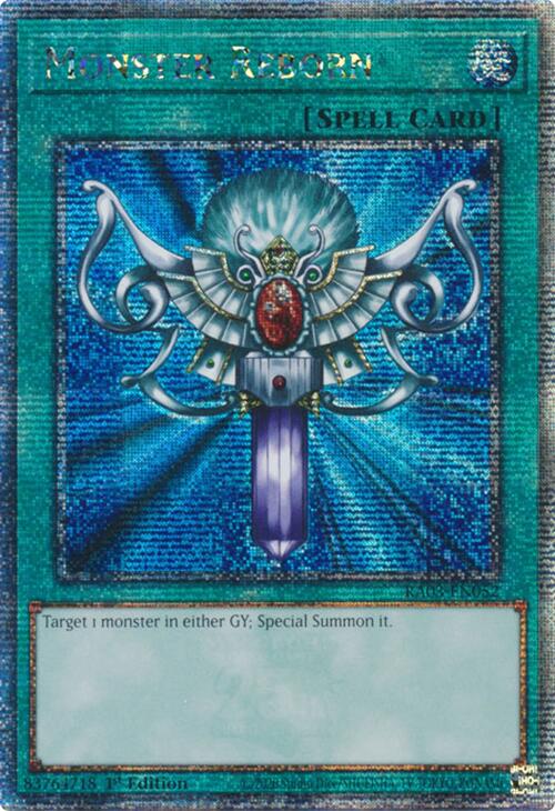 Monster Reborn (Quarter Century Secret Rare) [RA03-EN052] Quarter Century Secret Rare | Good Games Morley