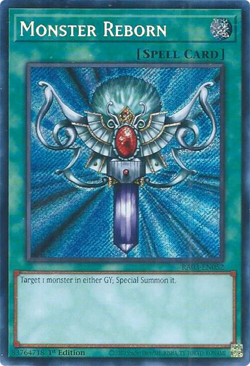 Monster Reborn (Secret Rare) [RA03-EN052] Secret Rare | Good Games Morley