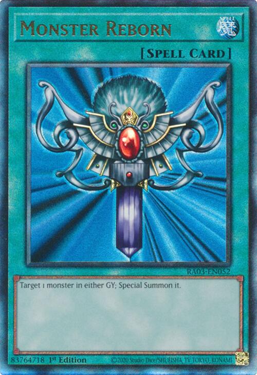 Monster Reborn (UTR) [RA03-EN052] Prismatic Ultimate Rare | Good Games Morley