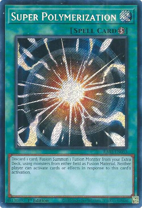 Super Polymerization (Secret Rare) [RA03-EN053] Secret Rare | Good Games Morley