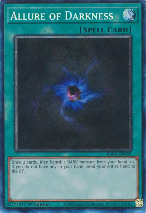 Allure of Darkness (CR) [RA03-EN055] Prismatic Collector's Rare | Good Games Morley