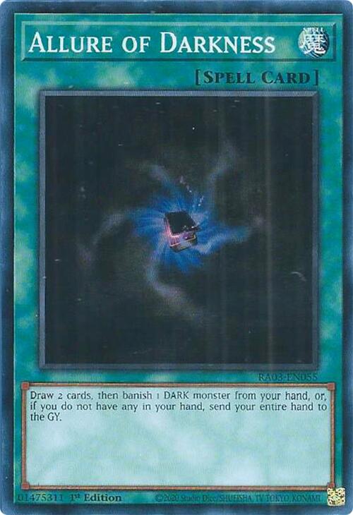 Allure of Darkness [RA03-EN055] Super Rare | Good Games Morley