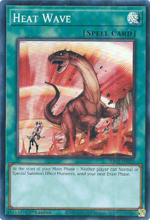 Heat Wave [RA03-EN058] Super Rare | Good Games Morley