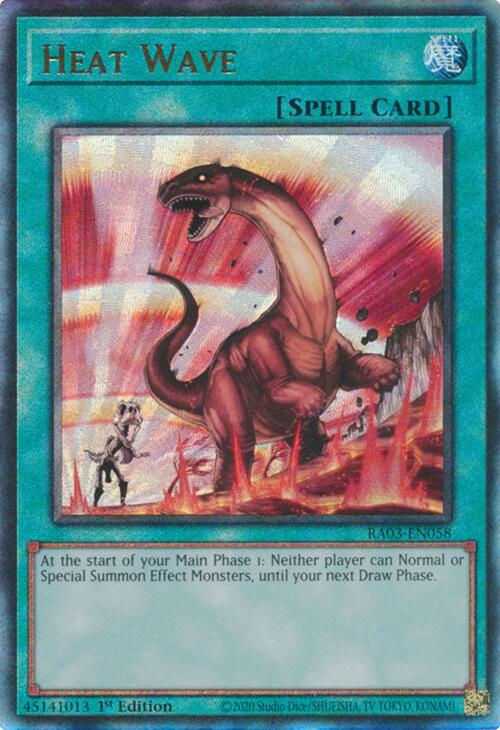 Heat Wave (UTR) [RA03-EN058] Prismatic Ultimate Rare | Good Games Morley