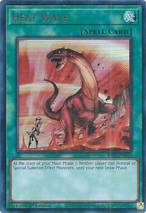Heat Wave (UR) [RA03-EN058] Ultra Rare | Good Games Morley