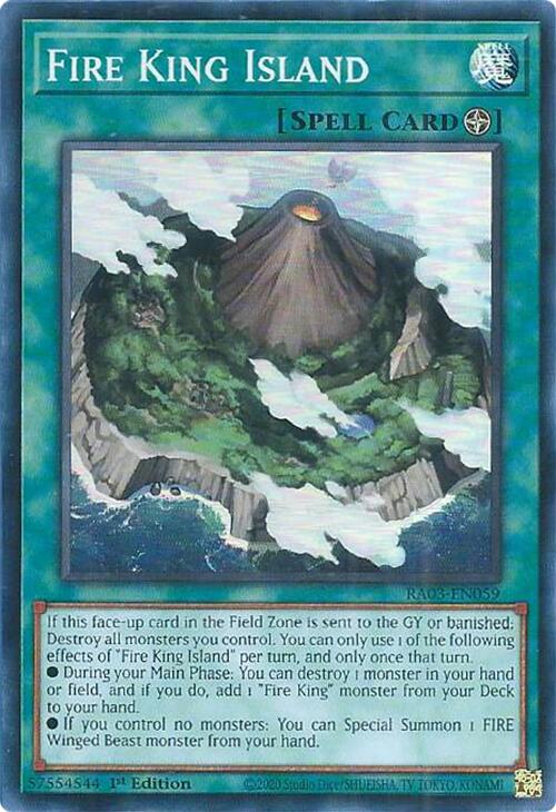 Fire King Island [RA03-EN059] Super Rare | Good Games Morley