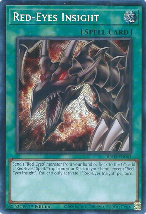 Red-Eyes Insight (Secret Rare) [RA03-EN061] Secret Rare | Good Games Morley
