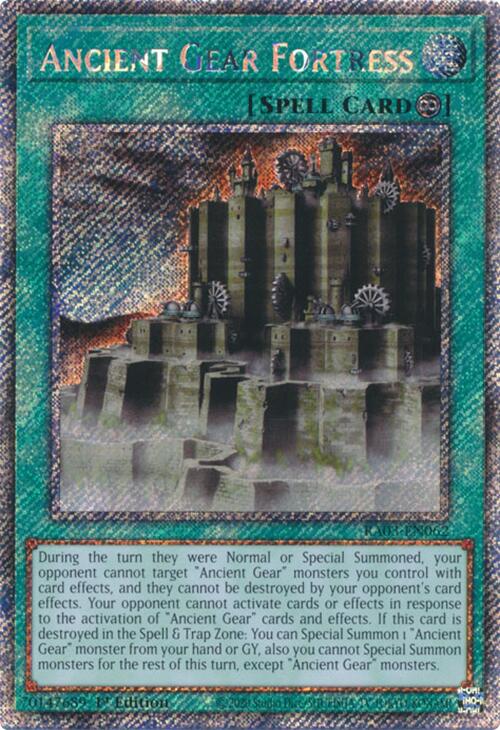 Ancient Gear Fortress (Platinum Secret Rare) [RA03-EN062] Platinum Secret Rare | Good Games Morley