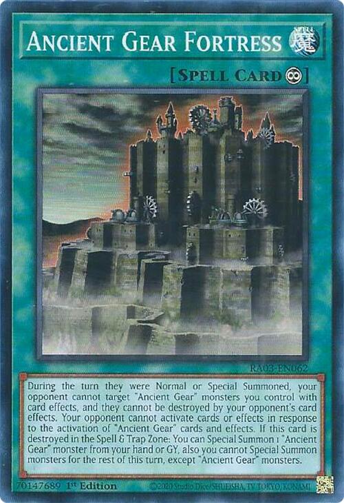 Ancient Gear Fortress [RA03-EN062] Super Rare | Good Games Morley
