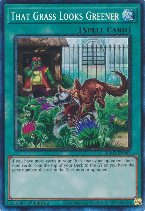 That Grass Looks Greener (CR) [RA03-EN063] Prismatic Collector's Rare | Good Games Morley