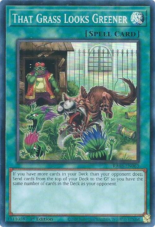 That Grass Looks Greener [RA03-EN063] Super Rare | Good Games Morley