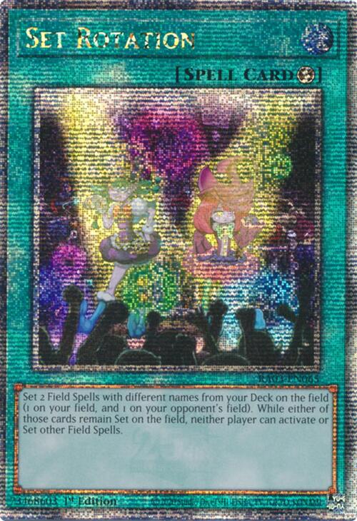 Set Rotation (Quarter Century Secret Rare) [RA03-EN065] Quarter Century Secret Rare | Good Games Morley